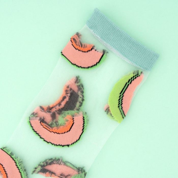 Calcetines transparentes - Melón