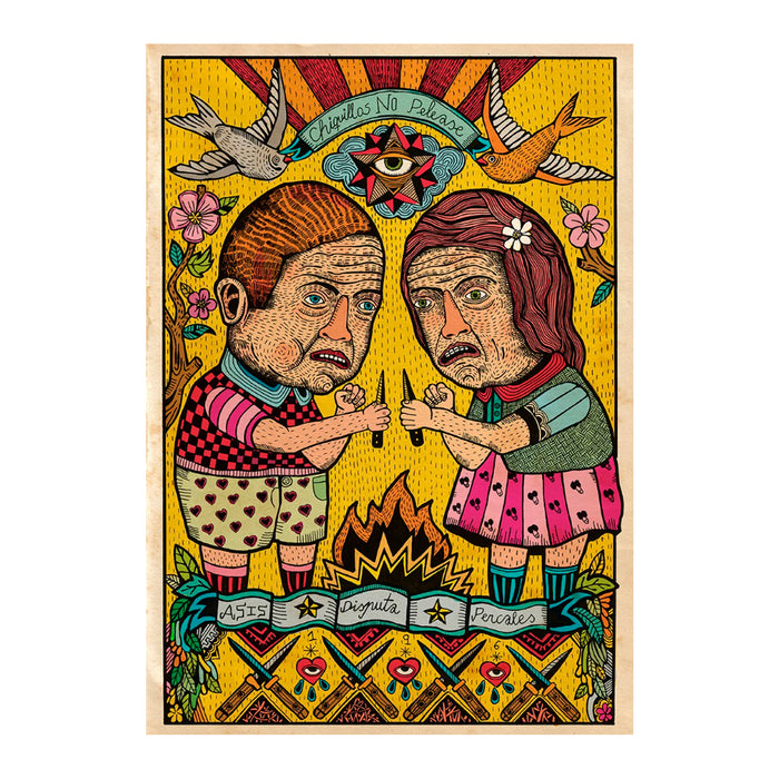 Print de Asís Percales A3 - "Chiquillos"