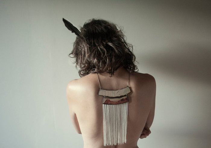 Collar de madera Pura Garra - Cielo y tierra