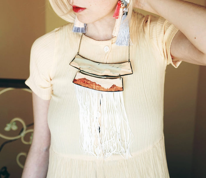 Collar de madera Pura Garra - Cielo y tierra