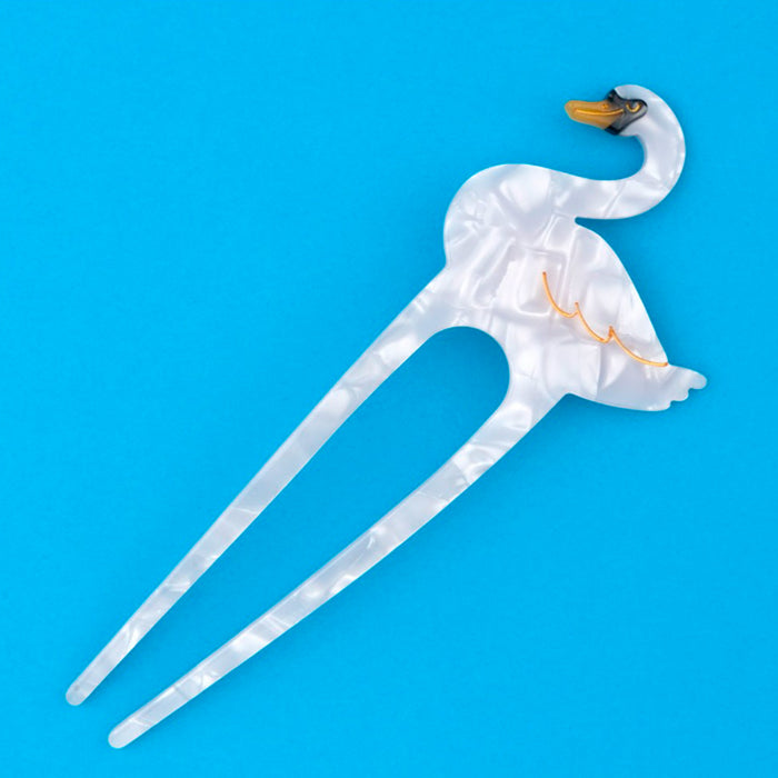 Palillo para el pelo - Cisne 🦢