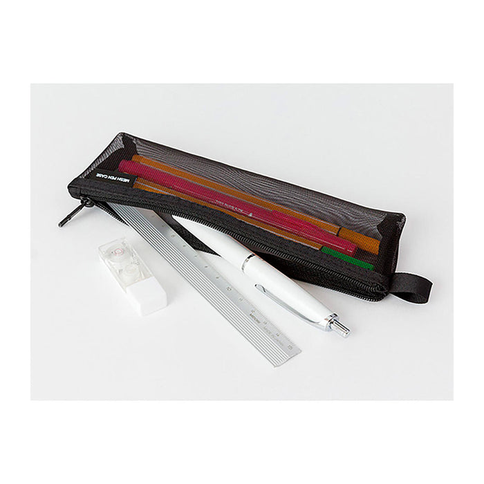 Estuche mini de malla Midori - Negro