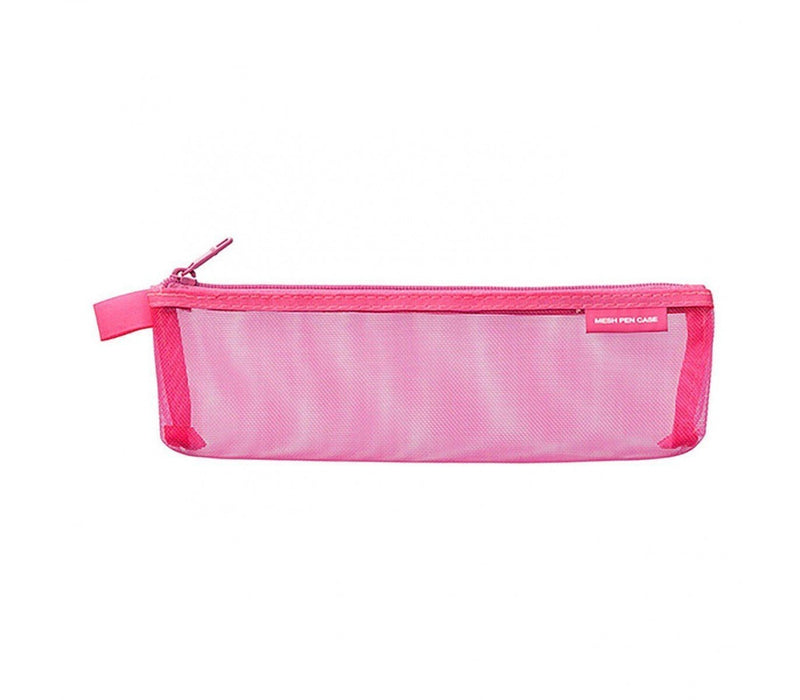 Estuche mini de malla Midori- Rosa