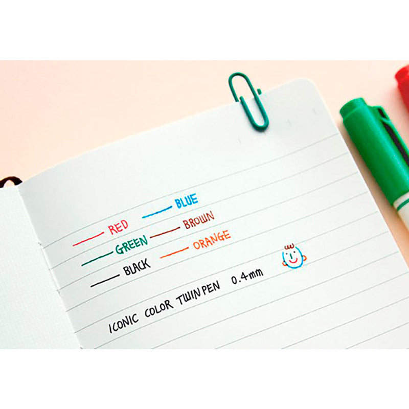 Bolígrafos bicolor - Pack de 3