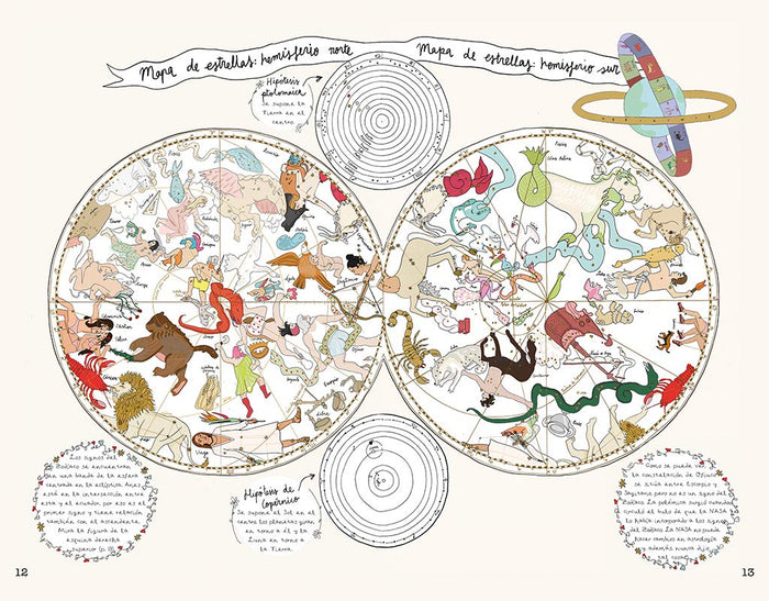 Libro - "Constelaciones: Guía ilustrada de astrología" de Carlotydes