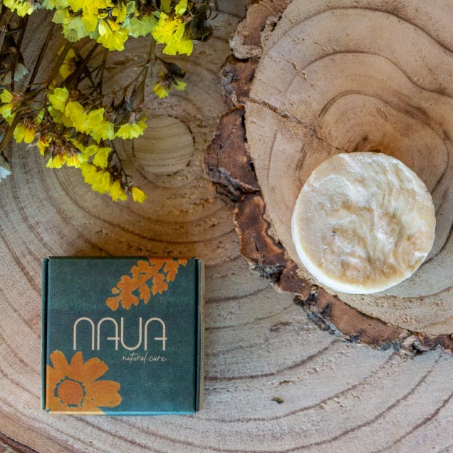 Champú sólido para cuero cabelludo sensible