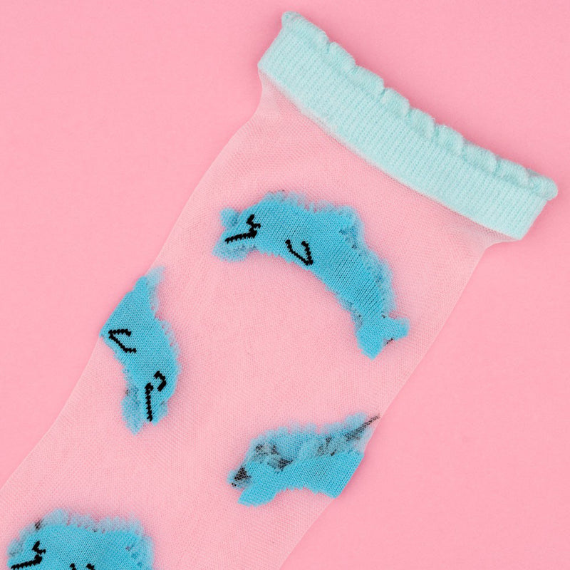 Calcetines transparentes - Delfín 🐬