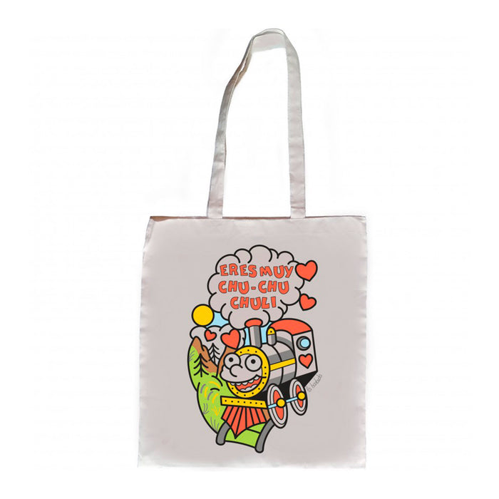 Tote bag La Barbuda - "Eres muy chu-chu-chuli"