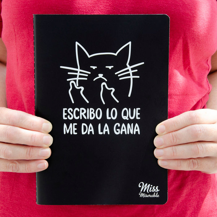 Libreta - "Escribo lo que me da la gana"