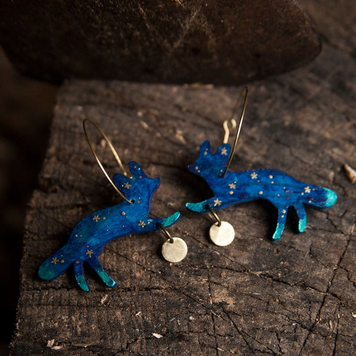 Pendientes de madera Pura Garra - Fénec