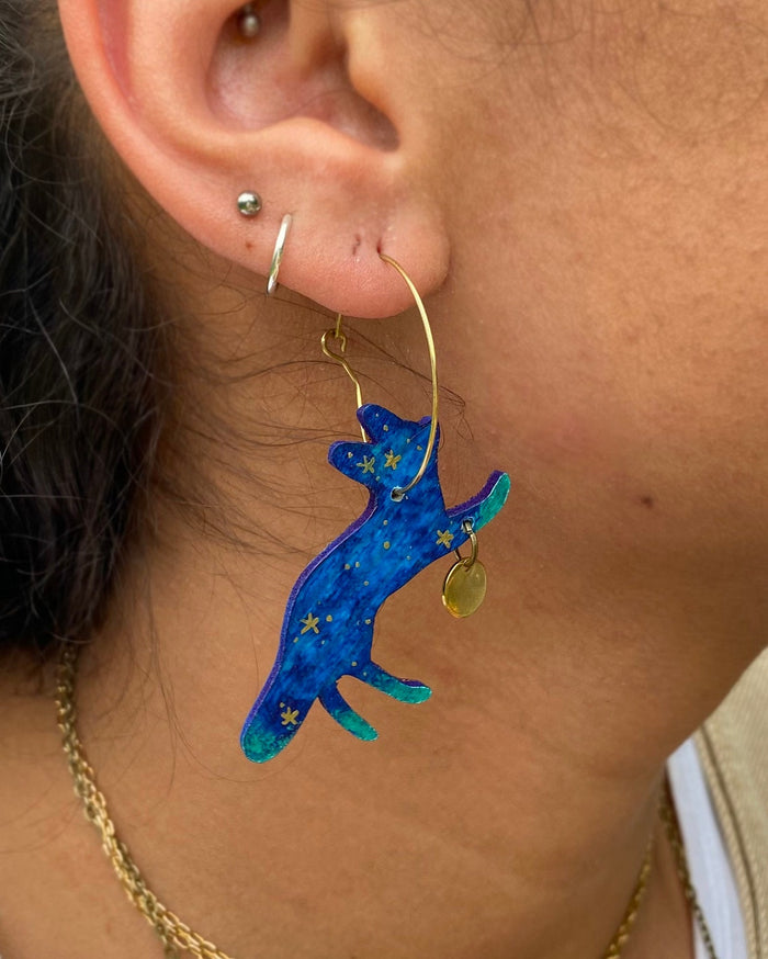 Pendientes de madera Pura Garra - Fénec