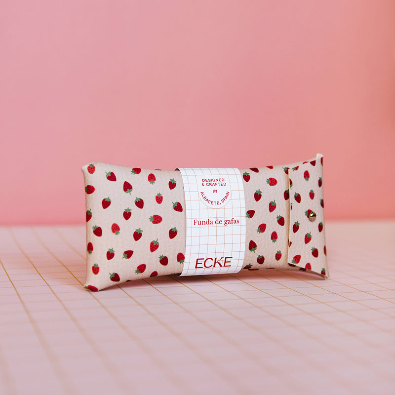 Funda de gafas - Fresa Nude