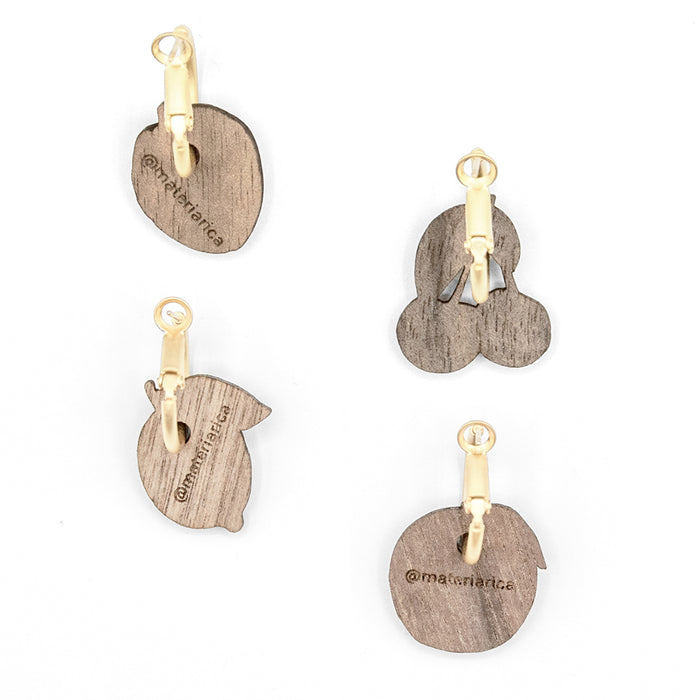 Pendientes de aro intercambiables Materia Rica - Fruit Salad 🍒🍋