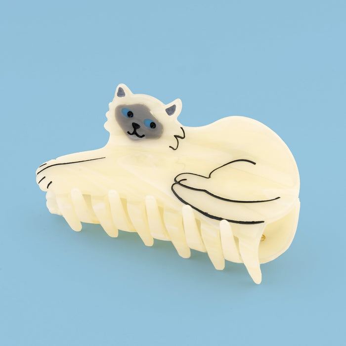 Pinza para el pelo - Gato Siamés