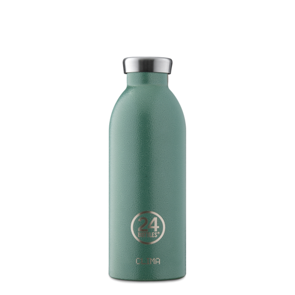 Botella de acero inoxidable 500 ml 24Bottles - Clima Moss Green