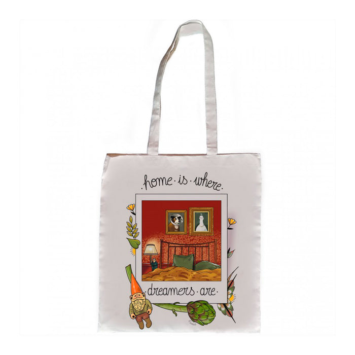 Tote bag La Barbuda - "Home is where dreamers are"
