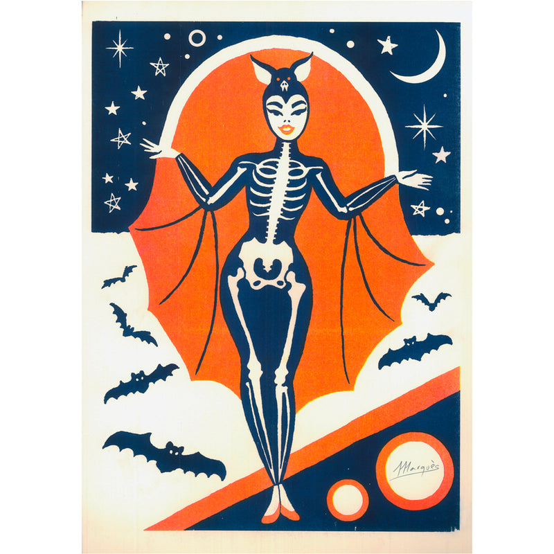 Print de El Marqués A3 - "Bat Girl" 🦇