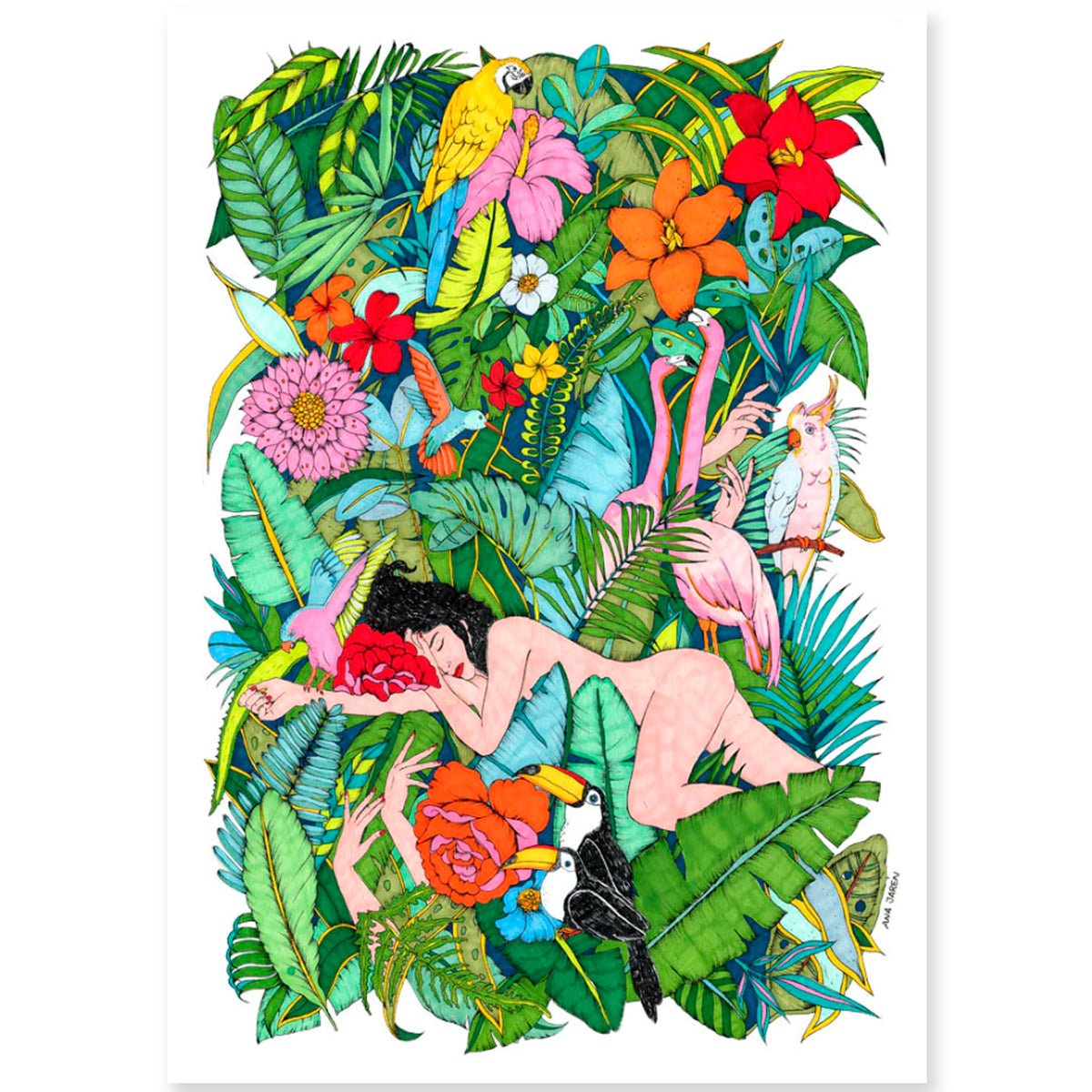 Print A3 de Ana Jarén - Jungle