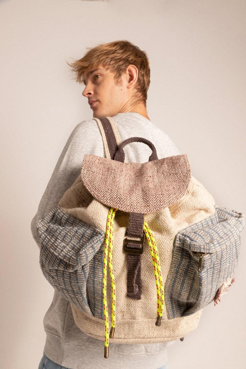 Mochila - Kala Azul y Marrón