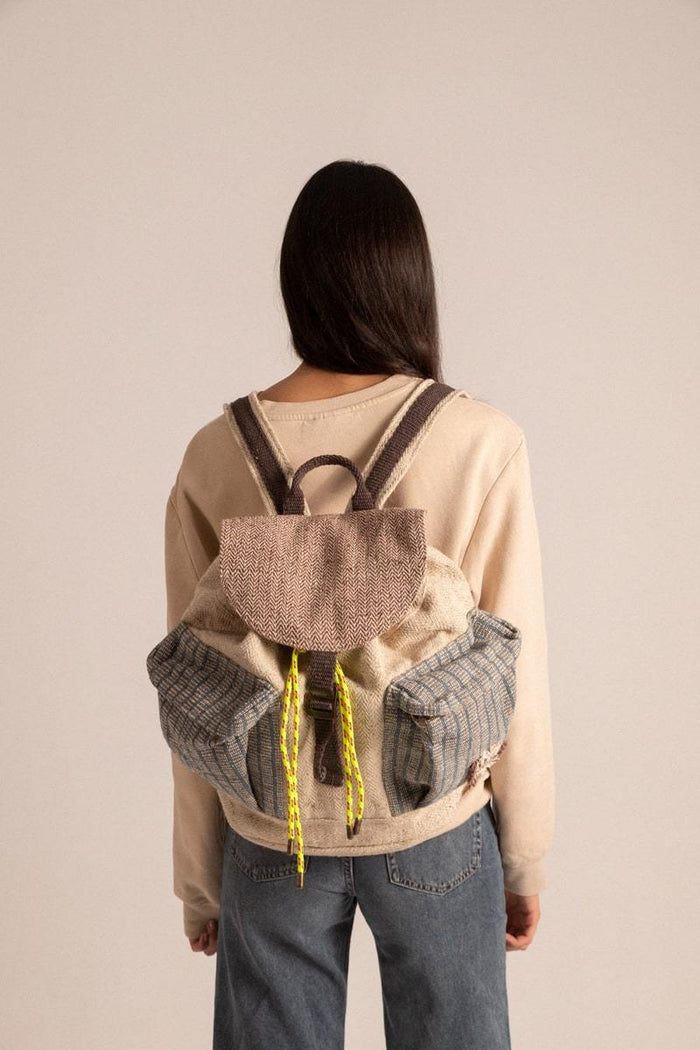 Mochila - Kala Azul y Marrón