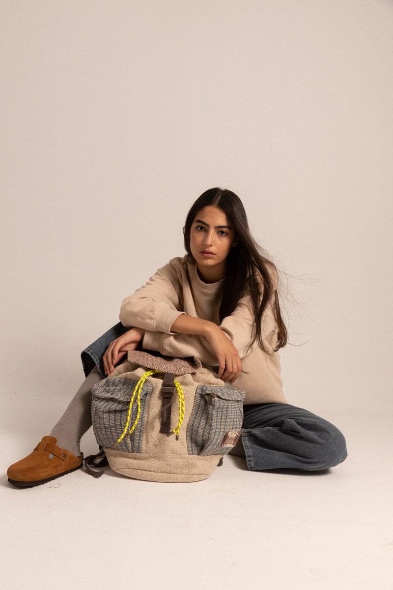 Mochila - Kala Azul y Marrón