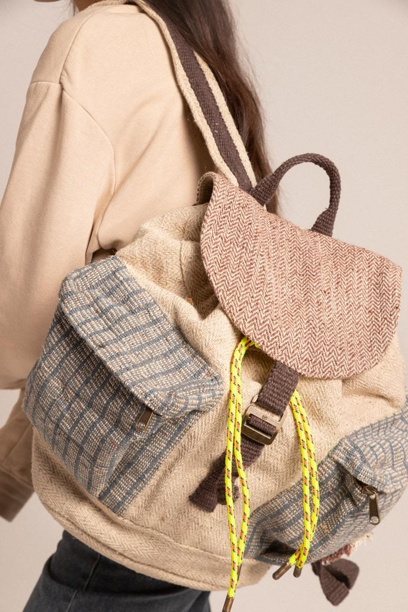 Mochila - Kala Azul y Marrón