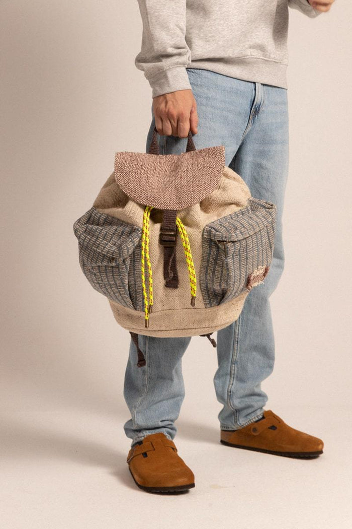 Mochila - Kala Azul y Marrón