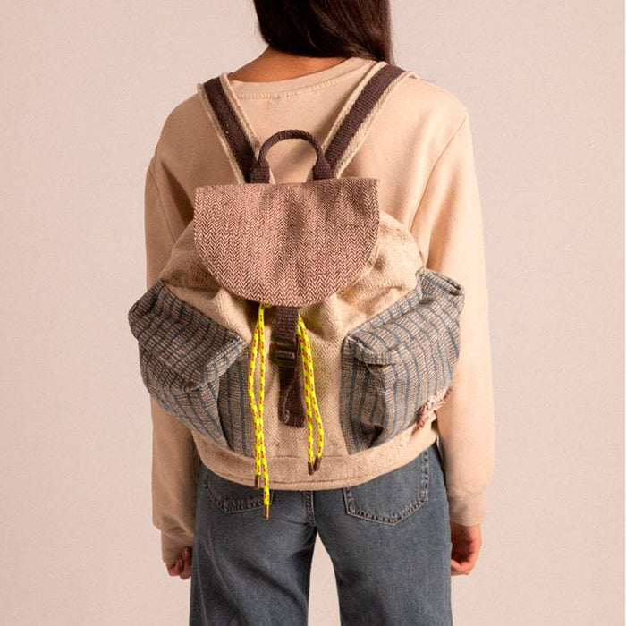 Mochila - Kala Azul y Marrón