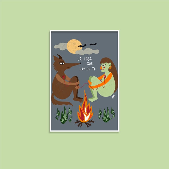 Print de Pesadaperoalegre A4 - "La loba que hay en ti"