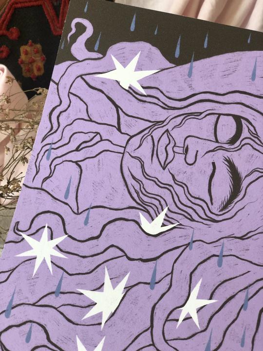 Print de Carmen Seijas - "La magia de hacer nada II"