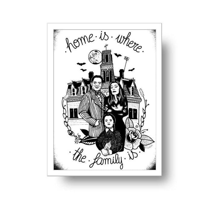 Print La Barbuda A4 - "Home is where family is"