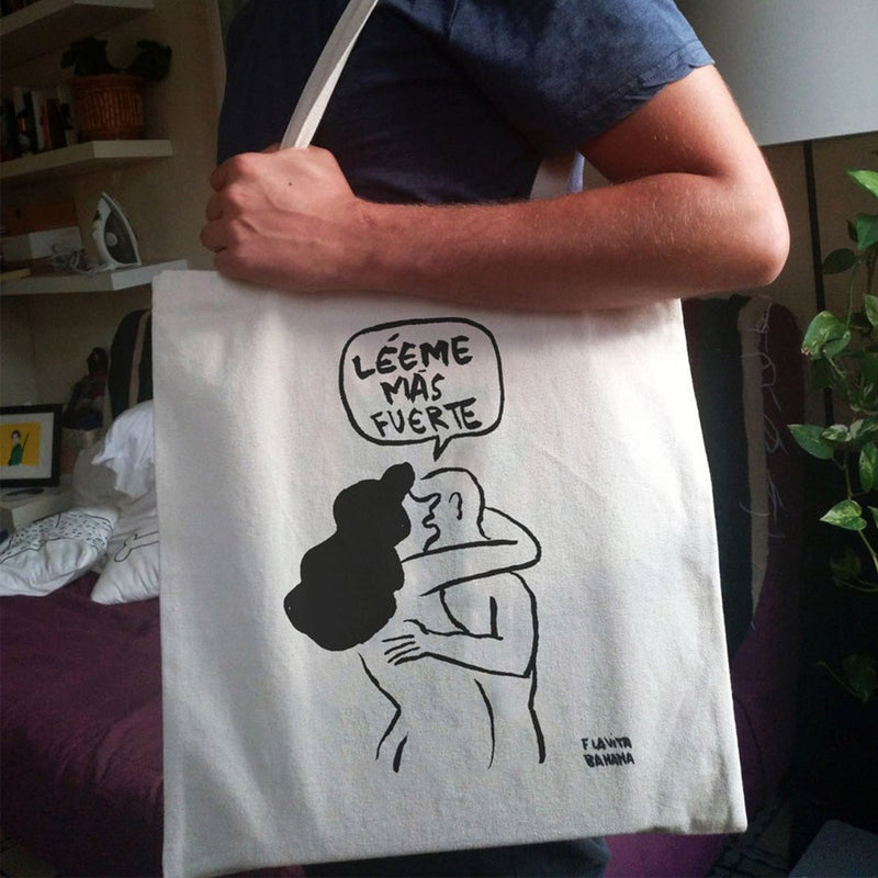 Tote bag - "Léeme más fuerte" de Flavita Banana