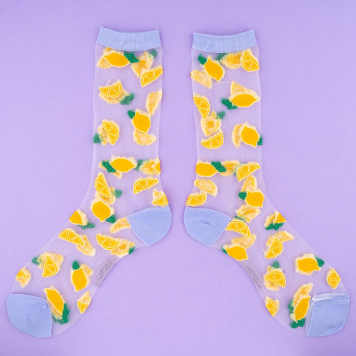 Calcetines transparentes - Limones