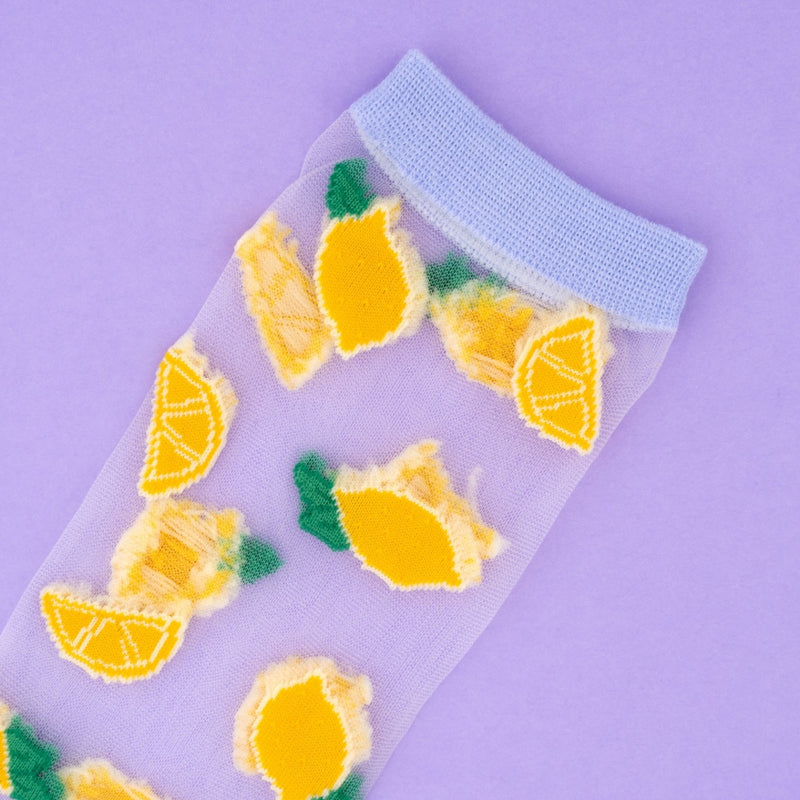 Calcetines transparentes - Limones