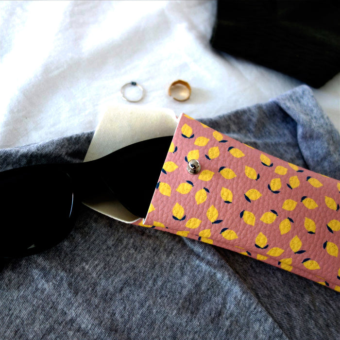 Funda de gafas - Limones Pink