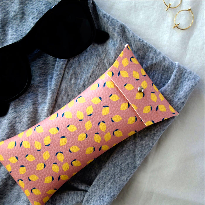 Funda de gafas - Limones Pink