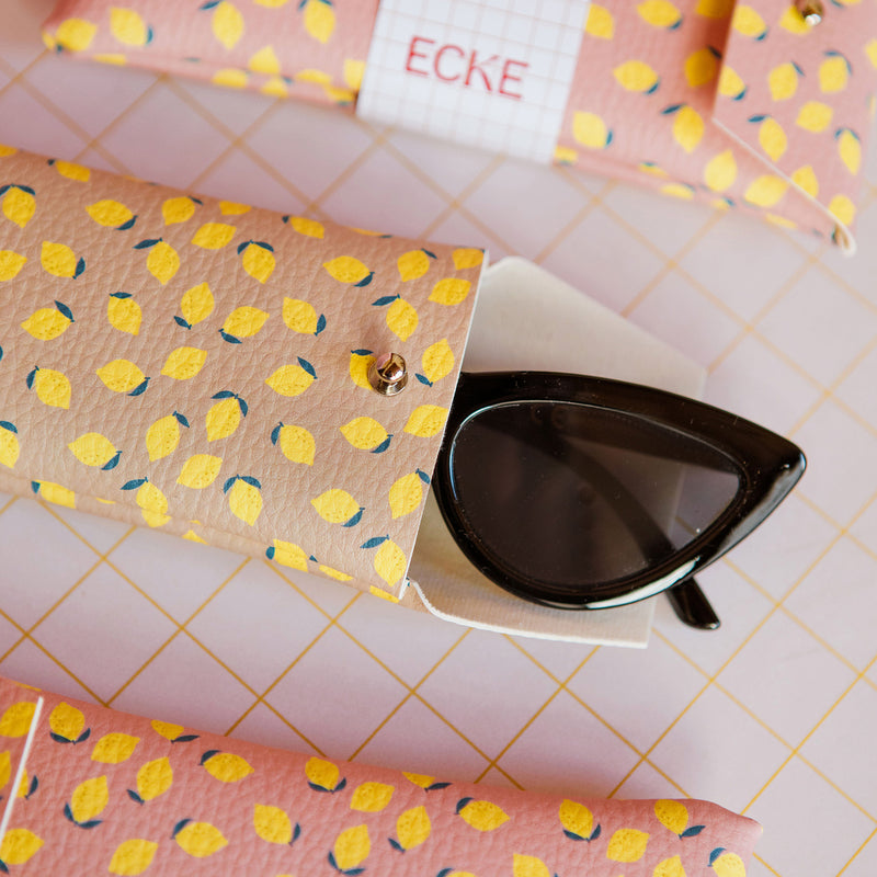 Funda de gafas - Limones Nude