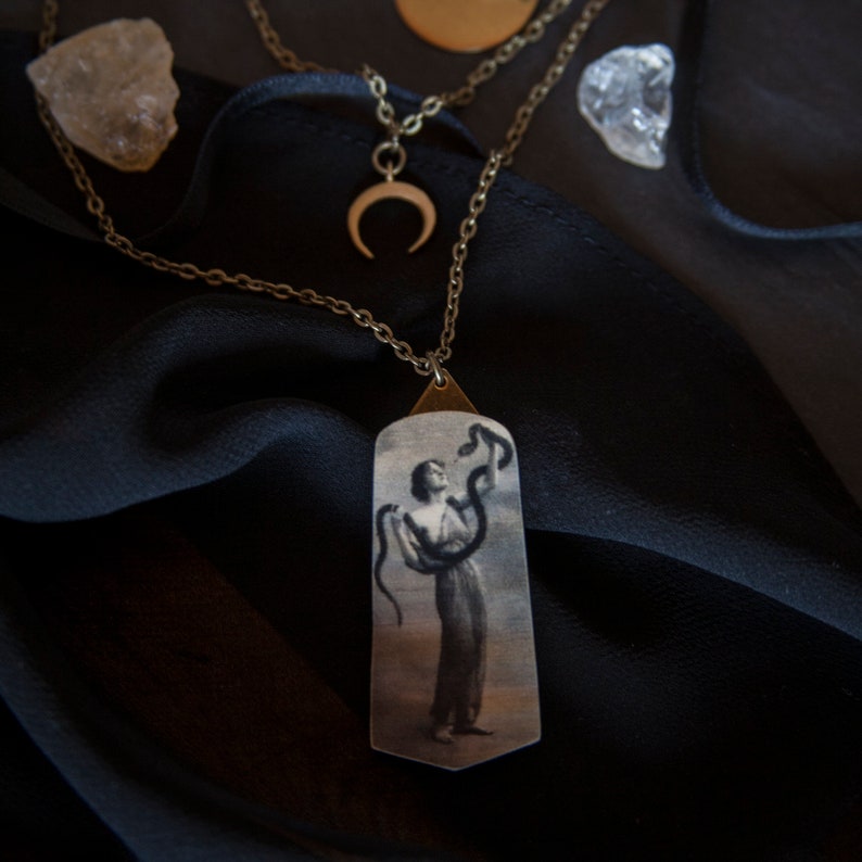 Collar de madera Pura Garra - María Naglowska