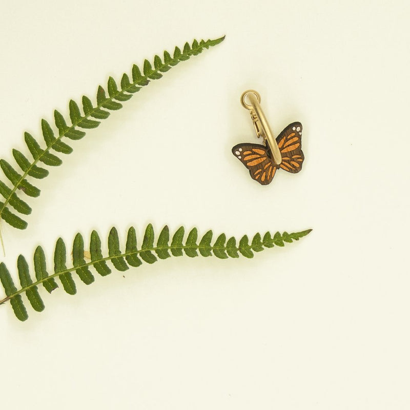 Pendientes de aro - Little butterflies