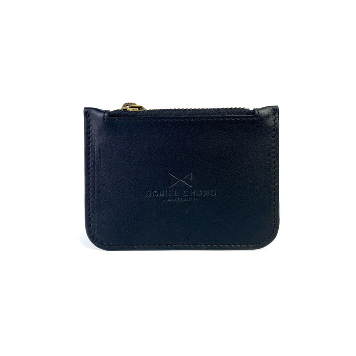 Monedero de piel Daniel Chong - Negro
