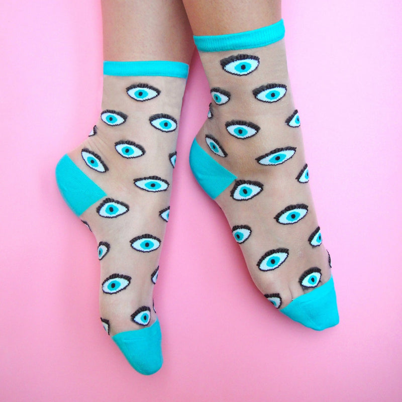 Calcetines transparentes - Ojos