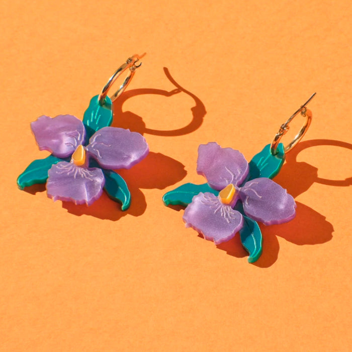 Pendientes - Orquídia