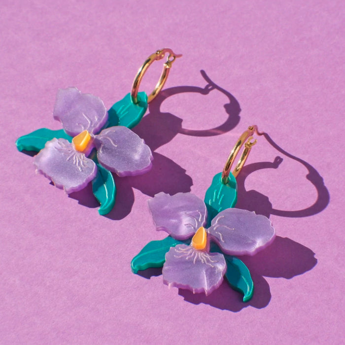 Pendientes - Orquídia
