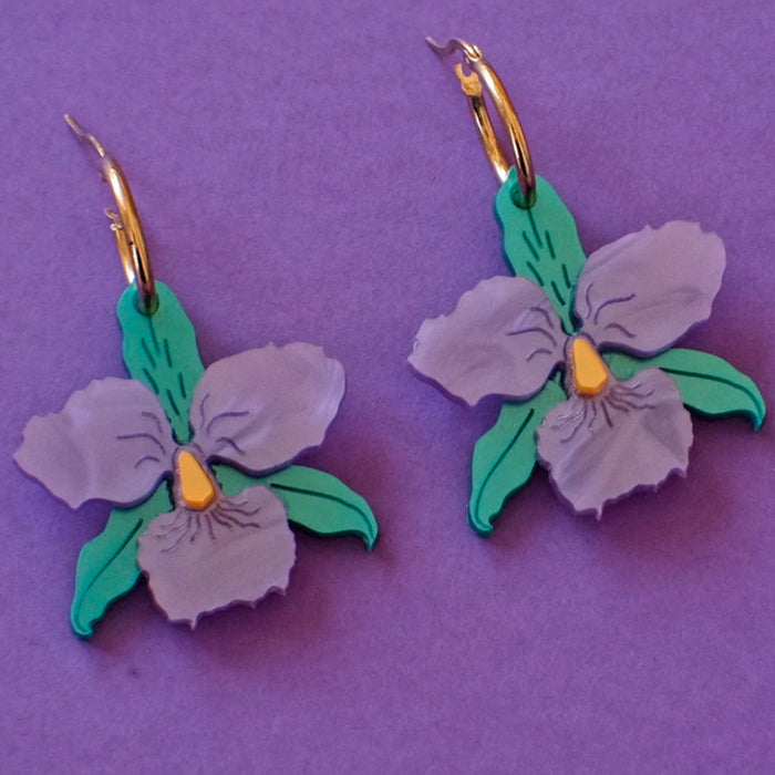 Pendientes - Orquídia