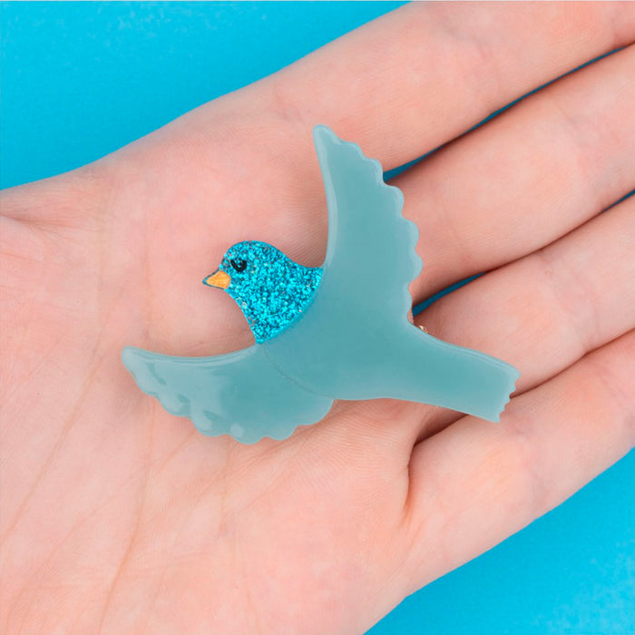 Pasador de pelo - Pájaro azul 🐦