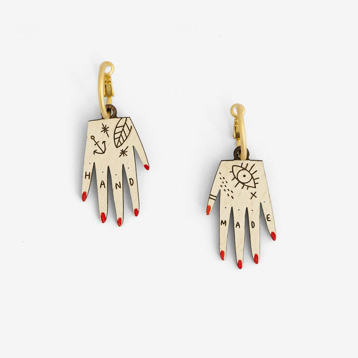 Pendientes Materia Rica - Hand