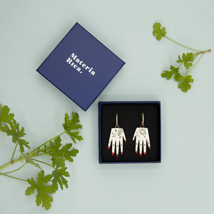 Pendientes Materia Rica - Hand
