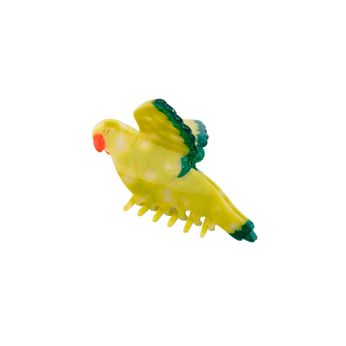 Pinza para el pelo - Periquito verde 🦜