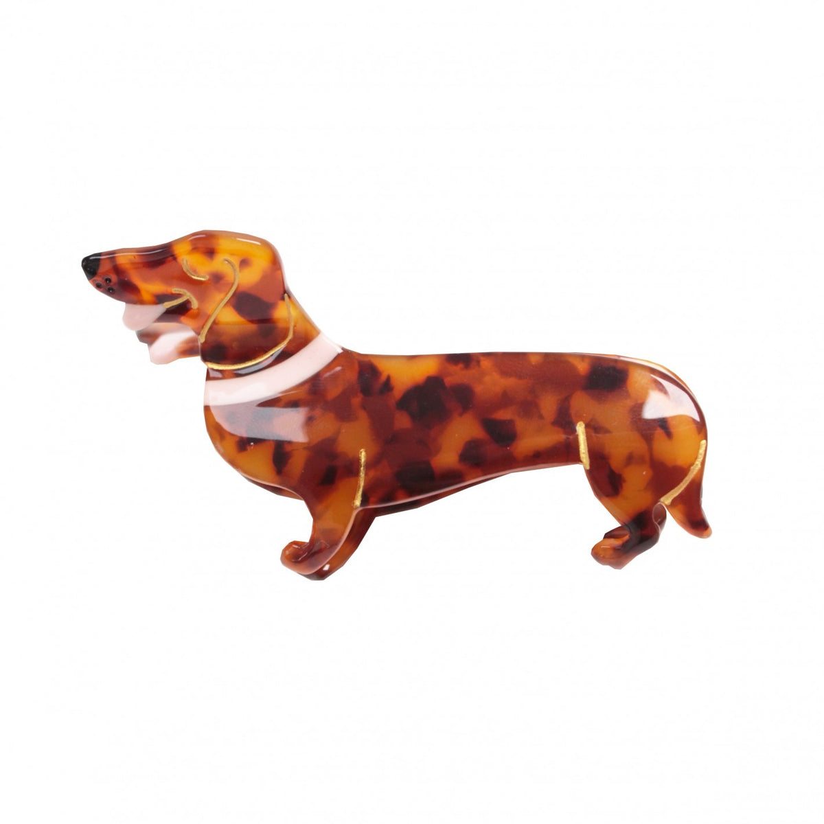 Pinza para el pelo - Perro Salchicha