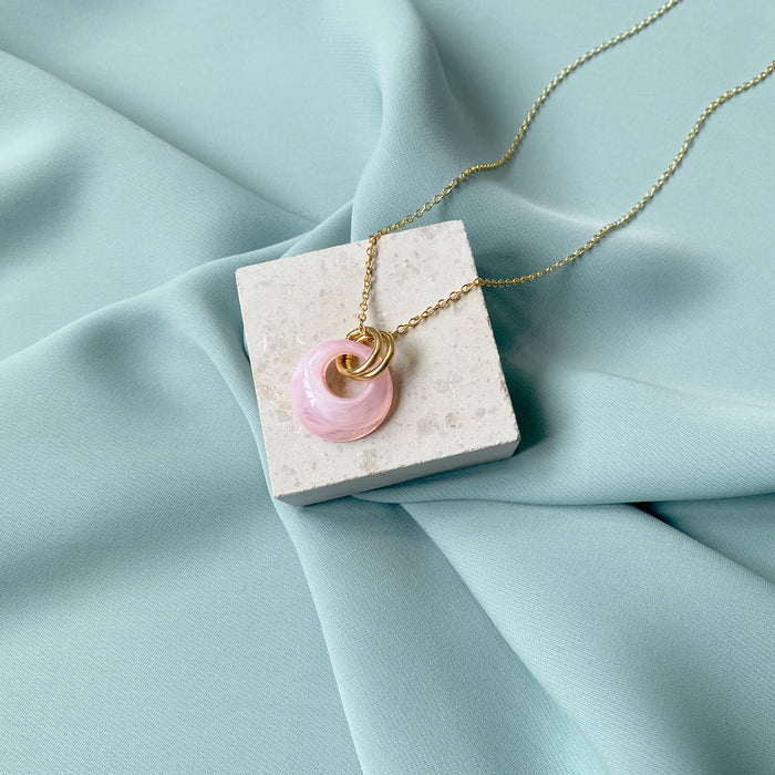 Collar Lavs Jewels - Mist Pink